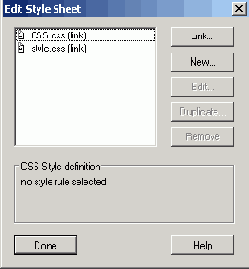   Edit Style Sheet