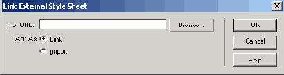   Link External Style Sheet