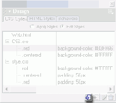  Attach Style Sheet  CSS Styles