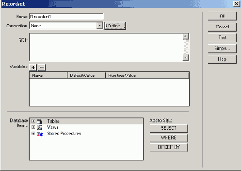   Recordset ()