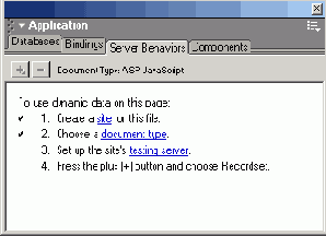  Server Behaviors